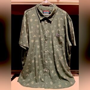 Men’s 2XL Burlebo Button front Shirt